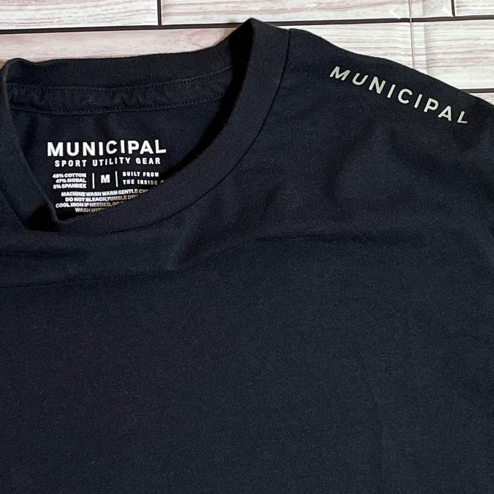 Municipal T-Shirt Mens Size M Black Sport Utility Gear